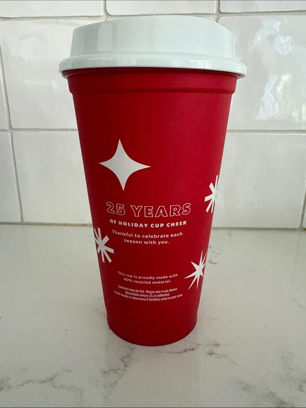 NWOT Starbucks Holiday Cups + Color Reusable Cups - Bundle of 9